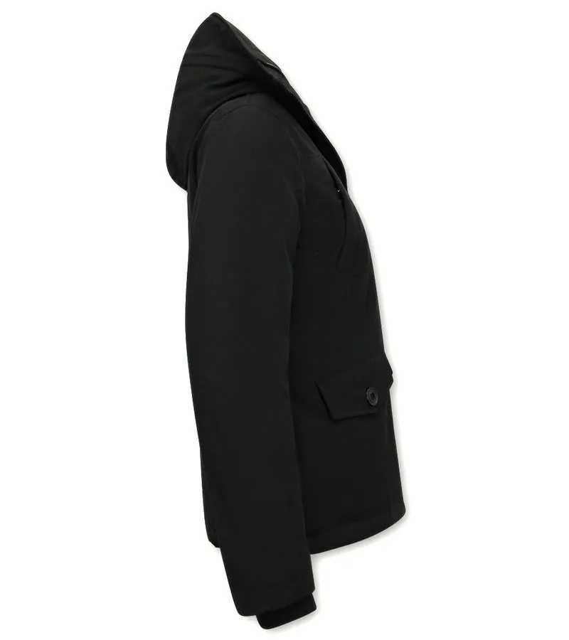 ABRIGOS ELEGANTES MUJER  503  NEGRO
