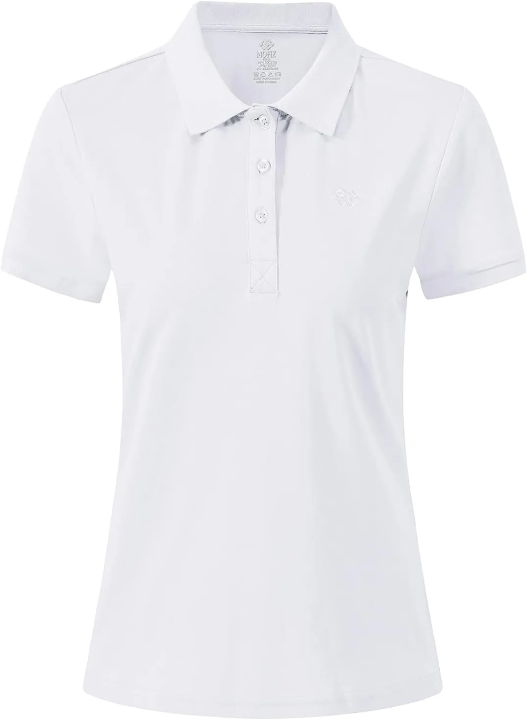 AjezMax Polo Mujer Camiseta Mangas Cortas Verano Algodón Transpirable Trabajo Golf Tops
