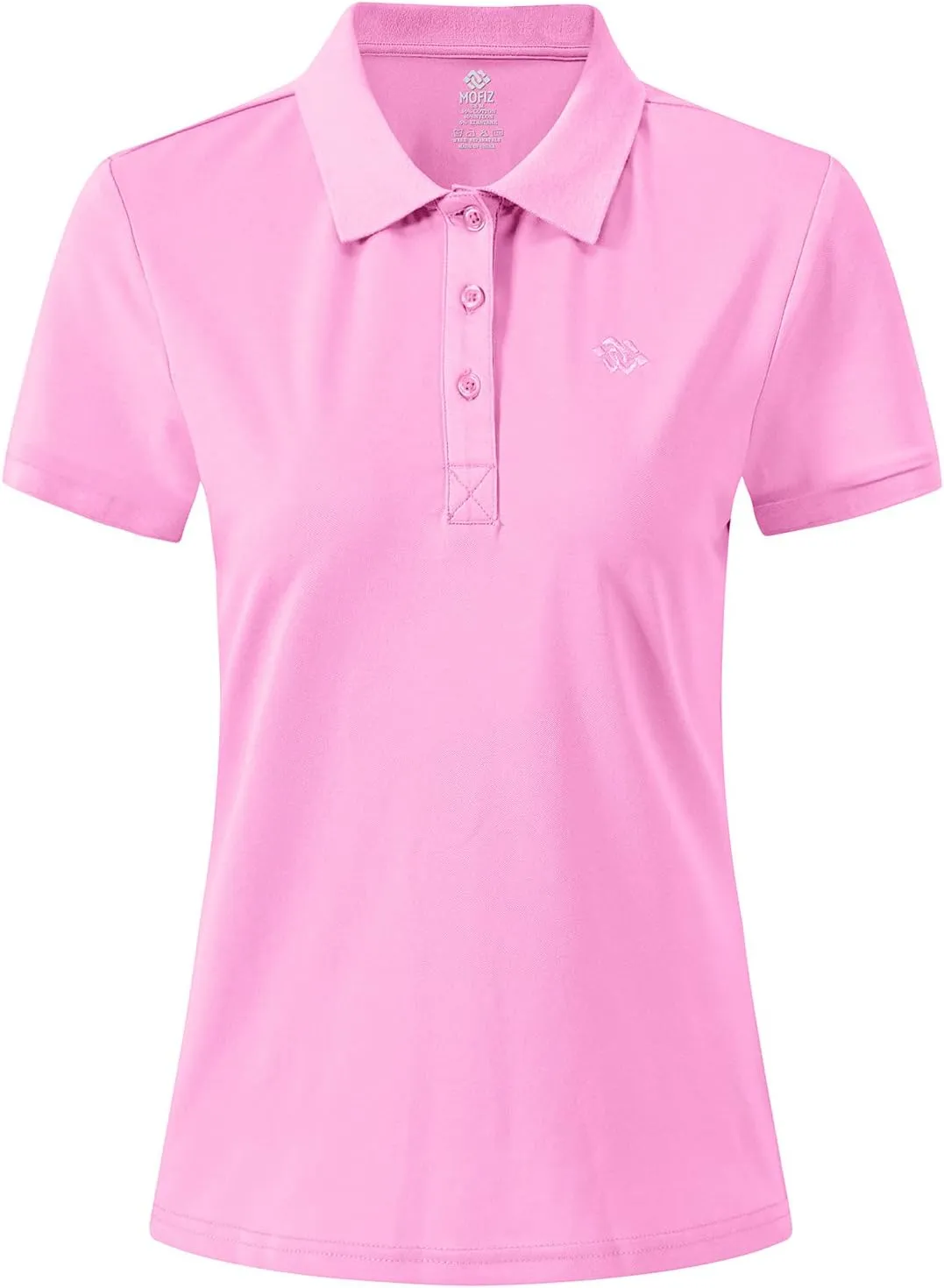 AjezMax Polo Mujer Camiseta Mangas Cortas Verano Algodón Transpirable Trabajo Golf Tops