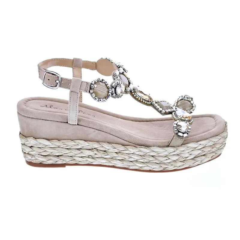 Alma en Pena Sandalias Mujer V23571 Beige