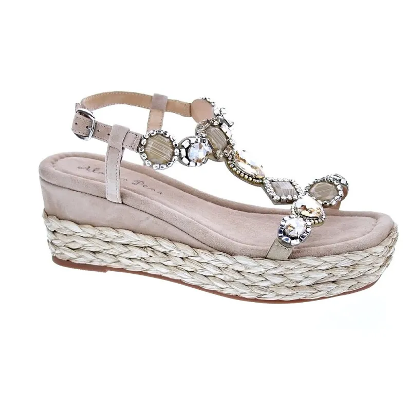 Alma en Pena Sandalias Mujer V23571 Beige