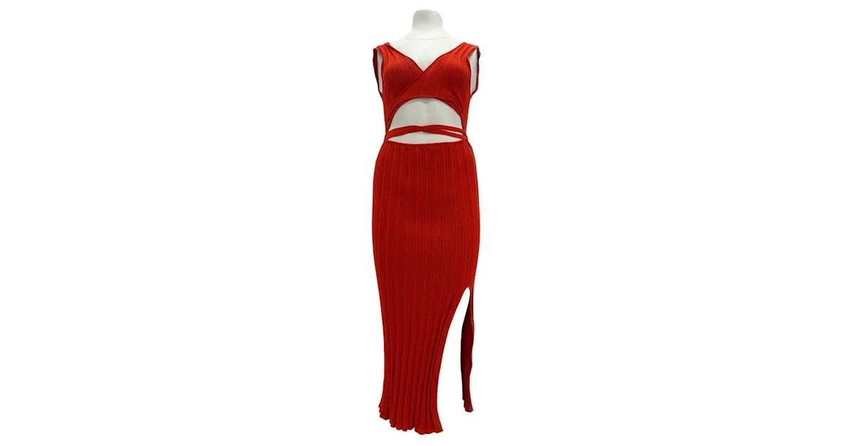 Autre Marque ESTER MANAS Vestidos T.FR Talla Única Algodón Naranja 