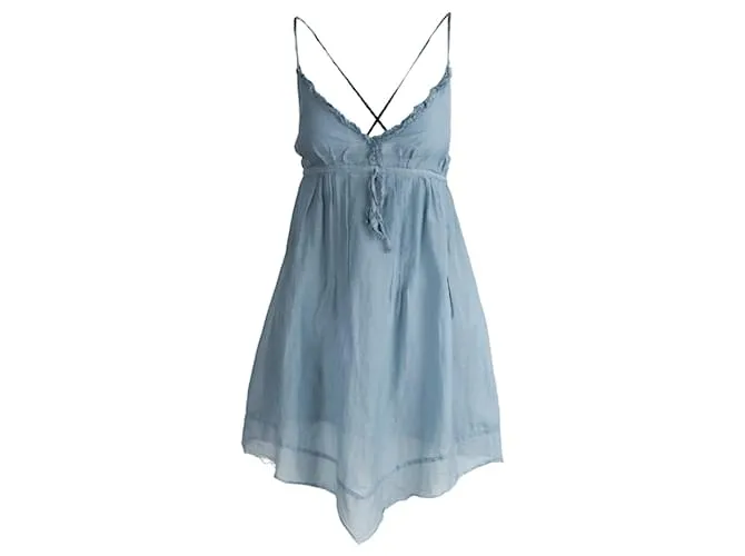 Autre Marque Vestido de algodón ligero TCN Azul 
