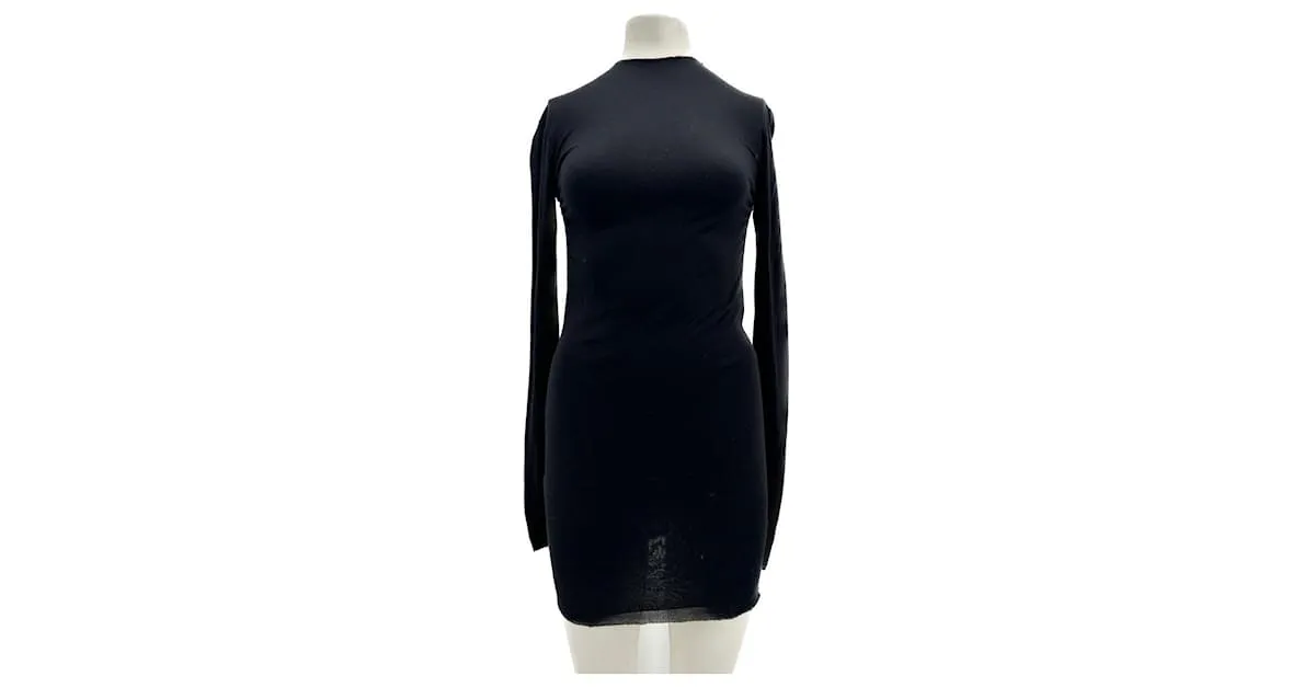 Autre Marque ¿ERES TÚ? Vestidos T.International S Algodón Negro 
