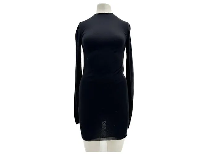 Autre Marque ¿ERES TÚ? Vestidos T.International S Algodón Negro 