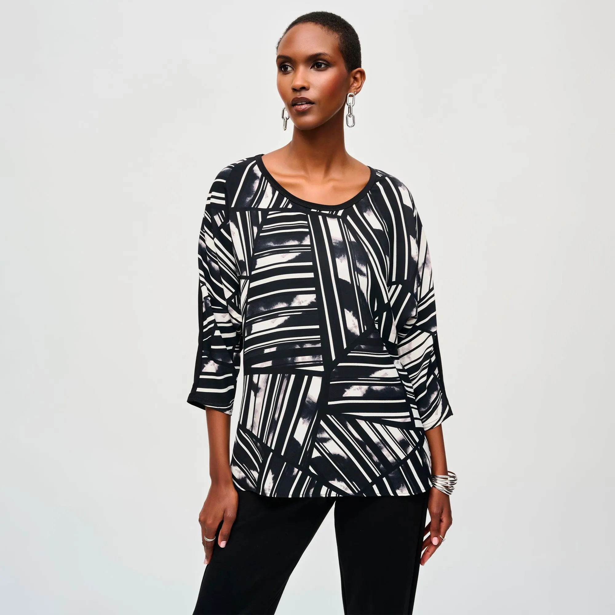 Blusa de Punto con Estampado Joseph Ribkoff 243331M