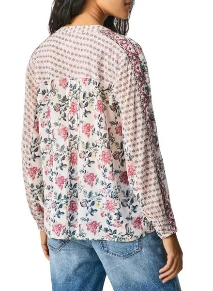 Blusa Pepe Jeans Minete Estampado Floral Mujer