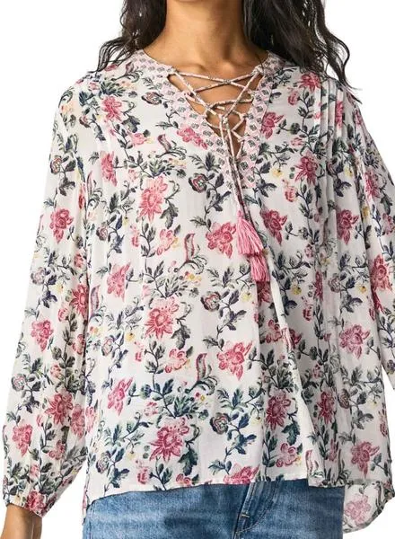 Blusa Pepe Jeans Minete Estampado Floral Mujer