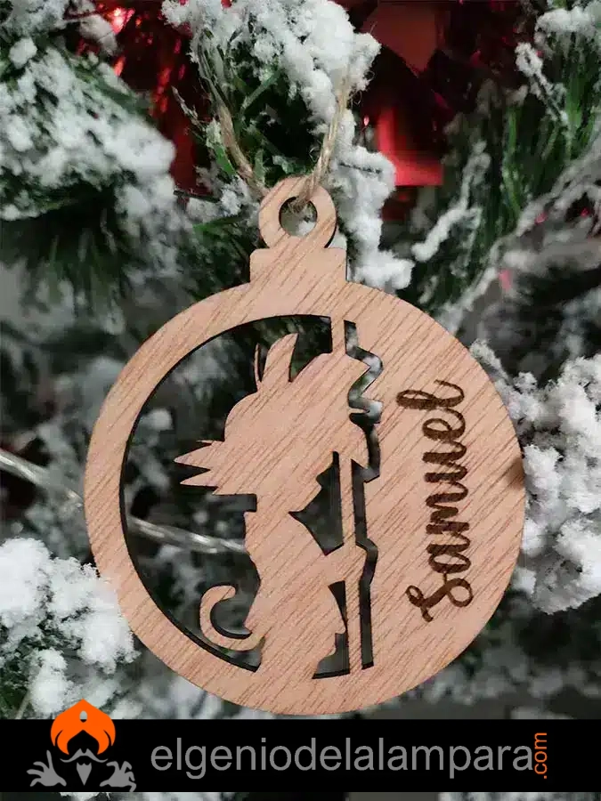 Bola de Navidad Dragon Ball Goku pequeño