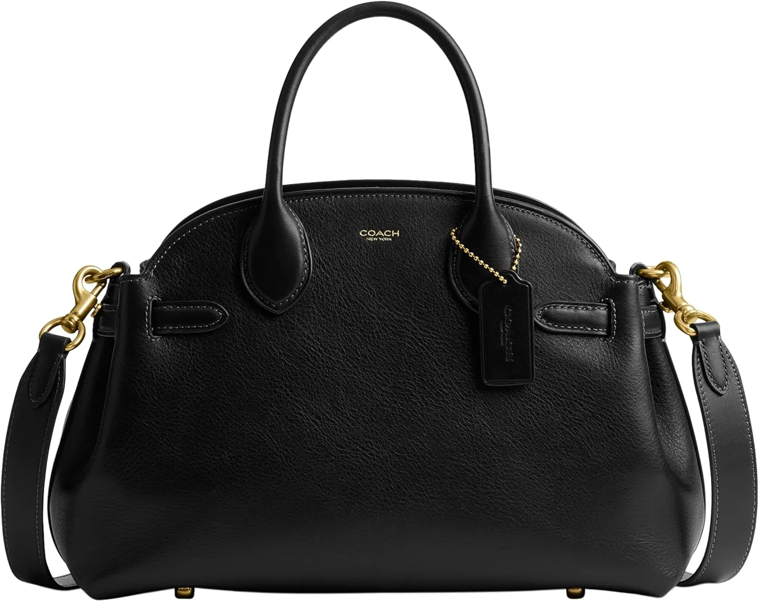 BOLSO DE MANO COACH SOFT EMPIRE 28, B4/NEGRO