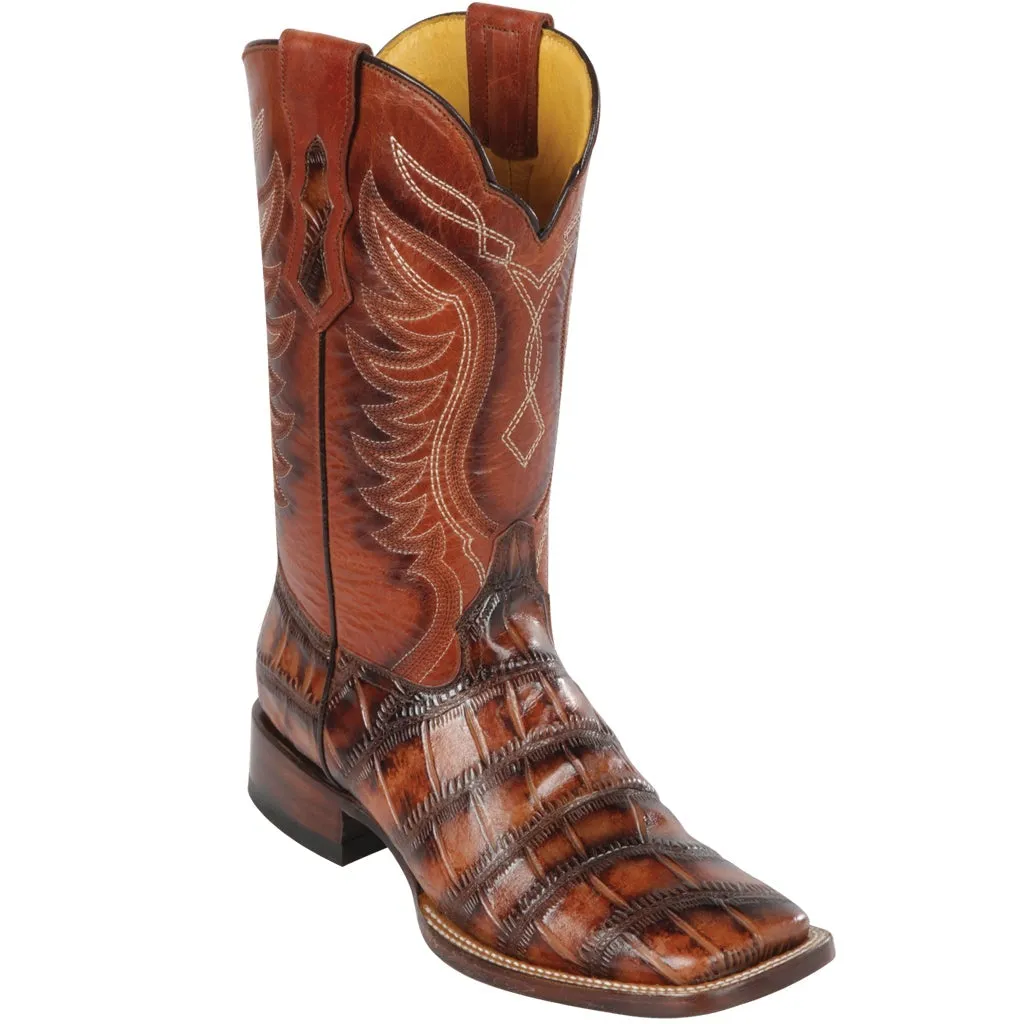 Botas de Cocodrilo Grabado Horma Rodeo Cuadrada Q8221703