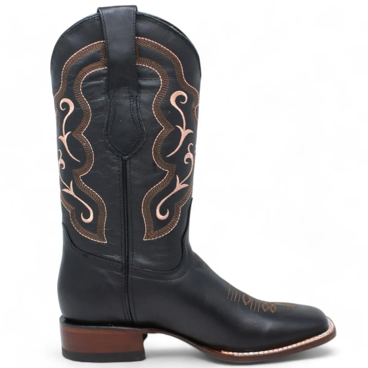 Botas de Cuero Crazy para Mujer en Horma Rodeo Q3225405