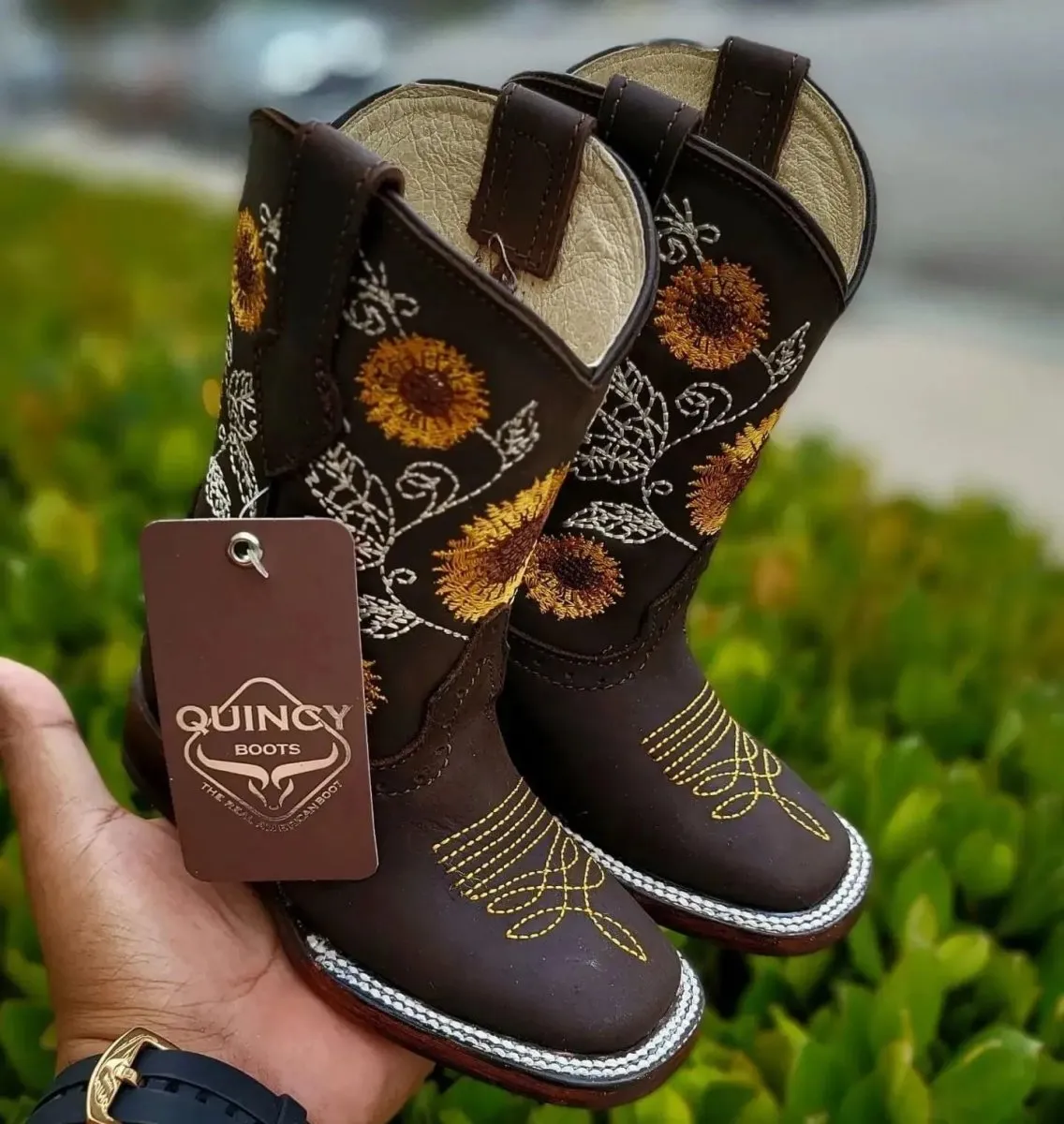 Botas para Nia de Cuero Crazy Horma Rodeo Color Chocolate Q422G6294