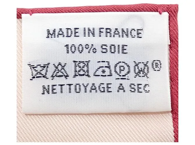 Bufanda de seda Hermès en multicolor rosa 