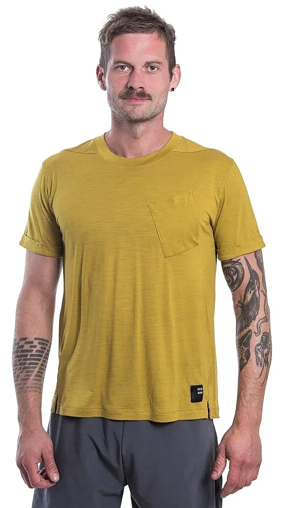 CAMISA SENSOR MERINO AIR  MUSTARD  MEN´S
