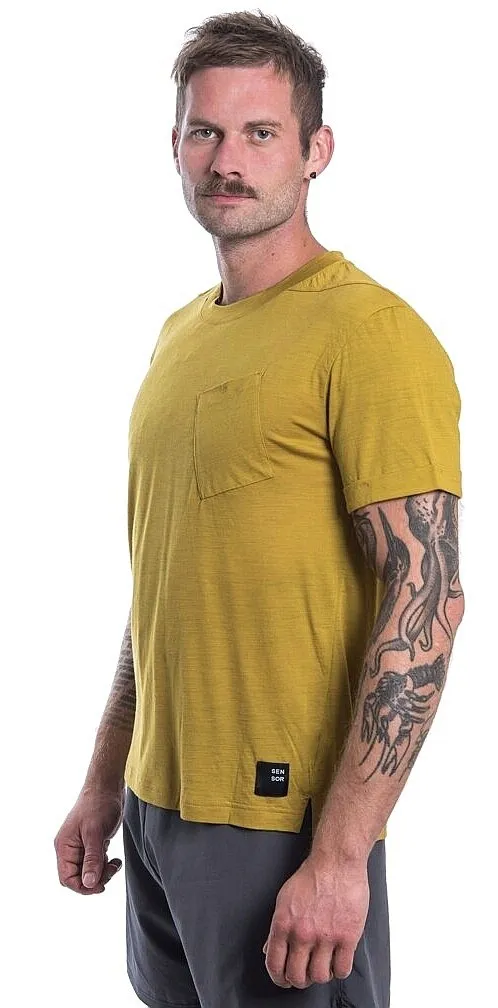 CAMISA SENSOR MERINO AIR  MUSTARD  MEN´S