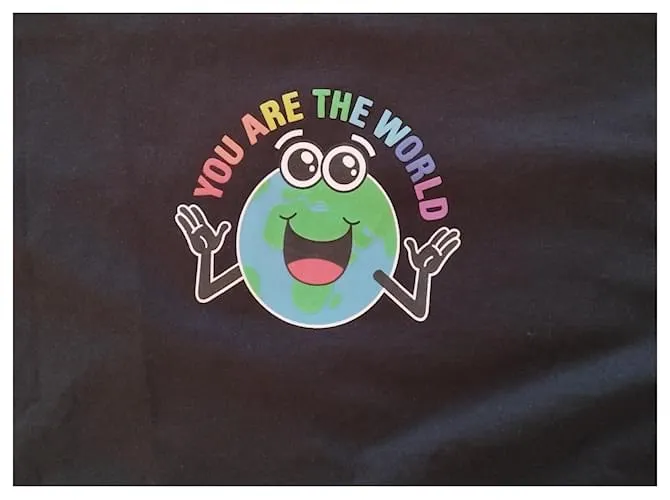 Camiseta Balenciaga algodón negra Negro 
