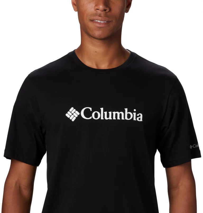 Camiseta COLUMBIA manga corta básica hombre CSC Basic Logo™ Black Ref. 1680053010 negra logo pecho