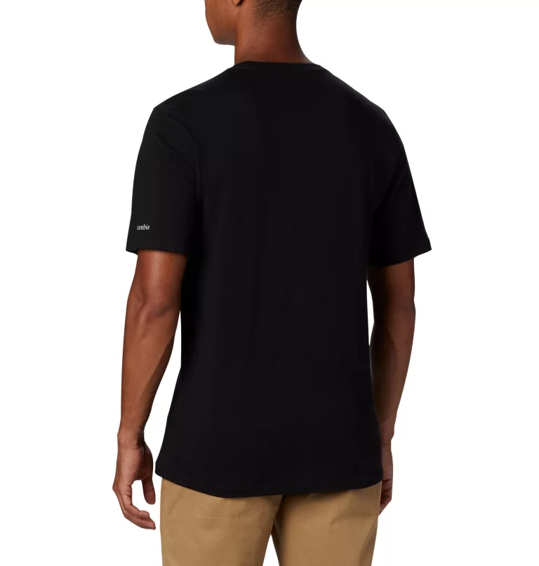 Camiseta COLUMBIA manga corta básica hombre CSC Basic Logo™ Black Ref. 1680053010 negra logo pecho