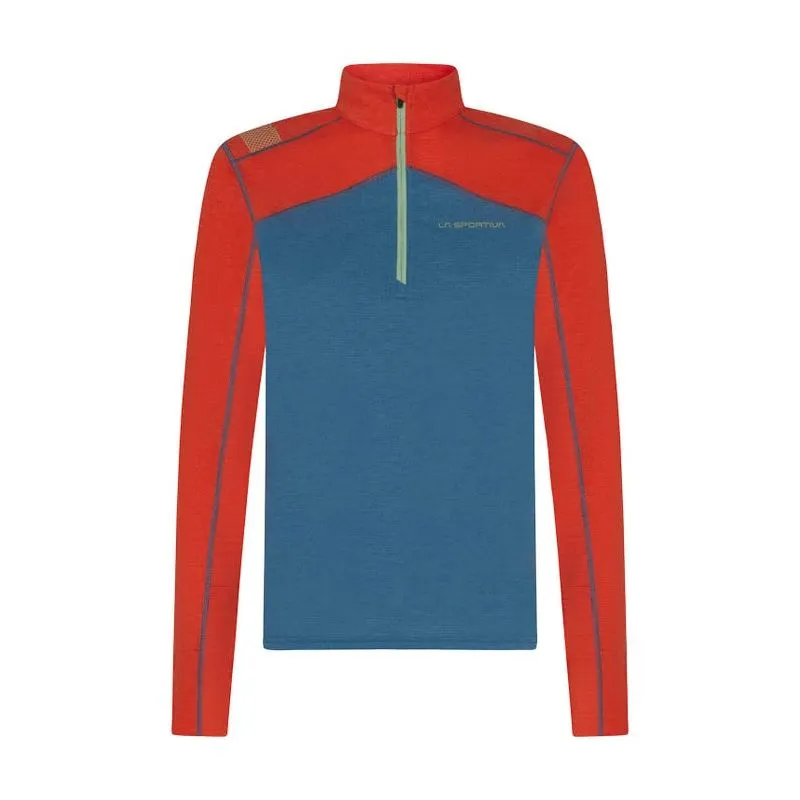 Camiseta de trail running de manga larga La sportiva Swift (atlantic/paprika) Mujer