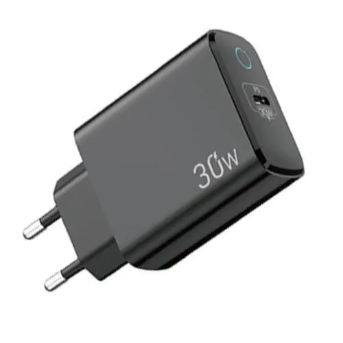 CARGADOR LAMTECH (LAM112730)  USB TIPOC  30W  NEGRO LAM112730