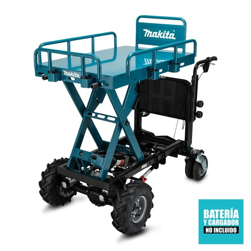 Carretilla 36V (2x18V) LXT BL Alt 1020mm Baretool Makita DCU601Z