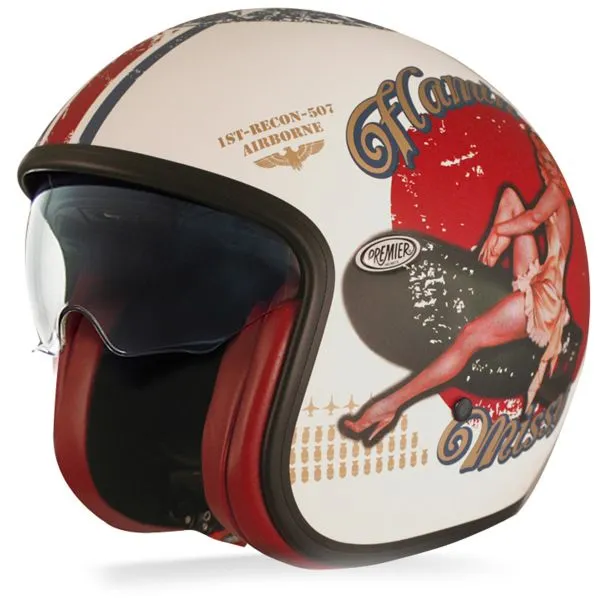 Casco Premier Vintage Pinup 8BM Mat 