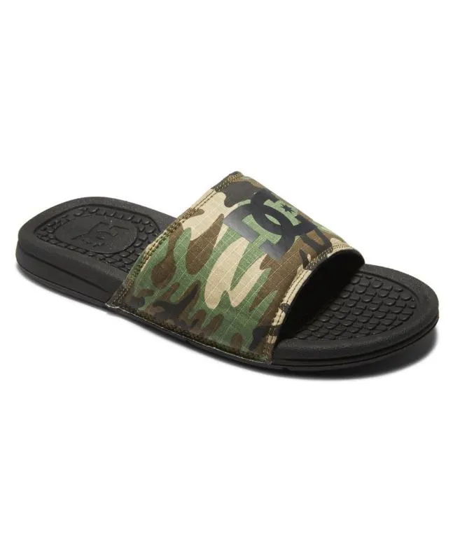 CHANCLAS SLIDER DC SHOES BOLSA NEGRASCAMO
