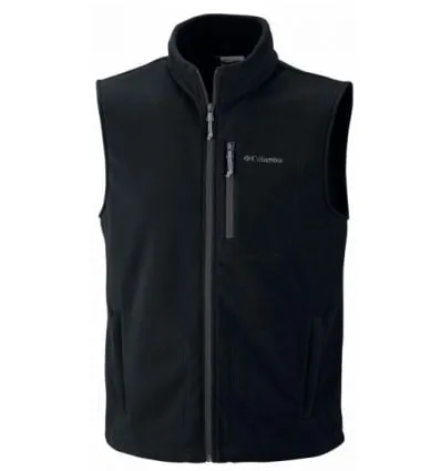 Chaqueta polar sin mangas para hombre Columbia Fast Trek (negro)