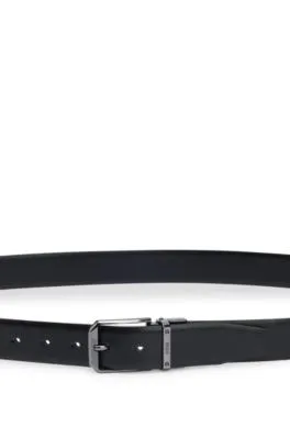 Cinturón reversible de piel italiana con dos hebillas