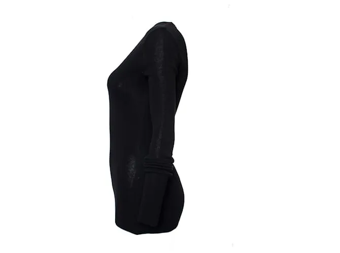 DOLCE & GABBANA, Elástico de algodón negro.. 