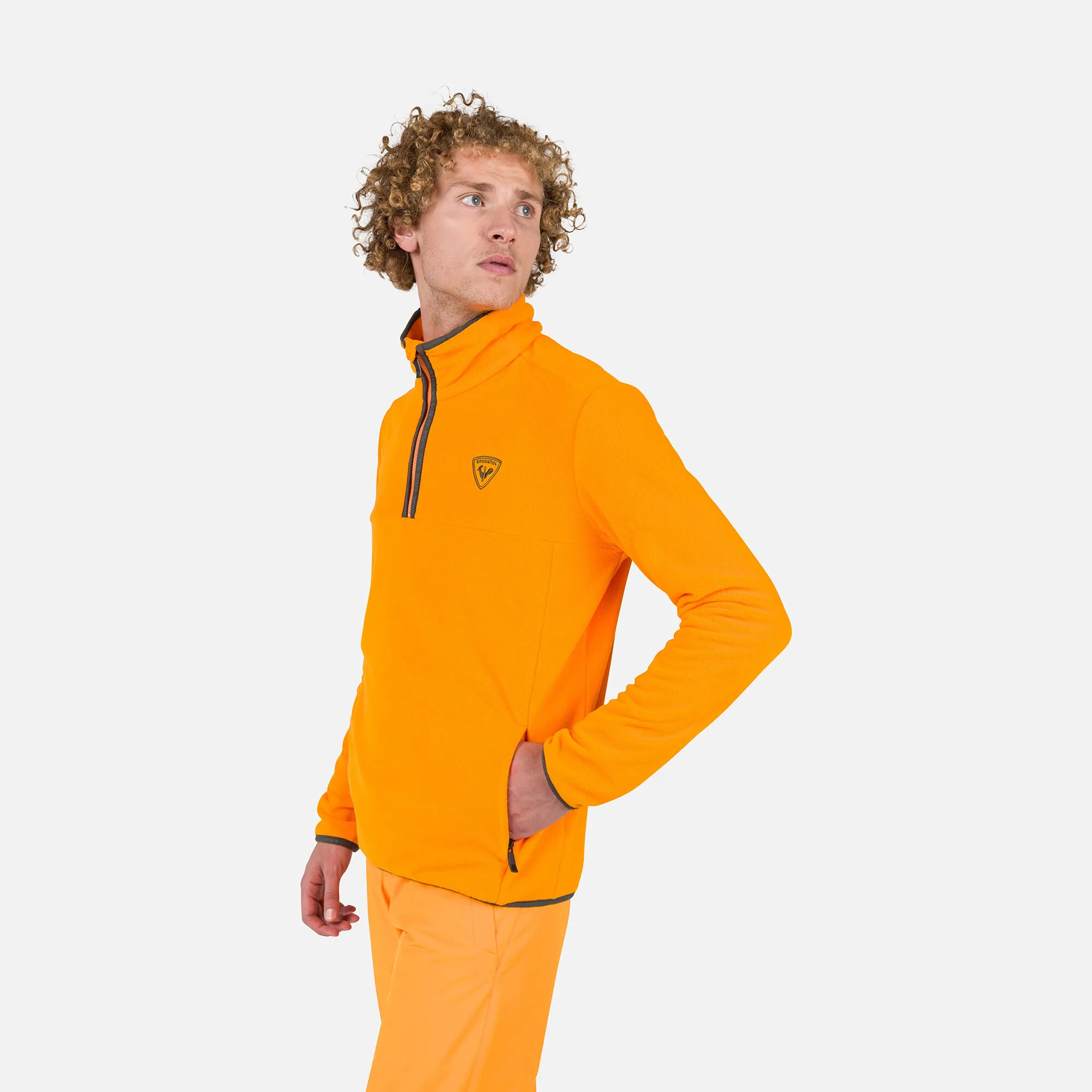 Forro polar hombre con media cremallera Strawpile