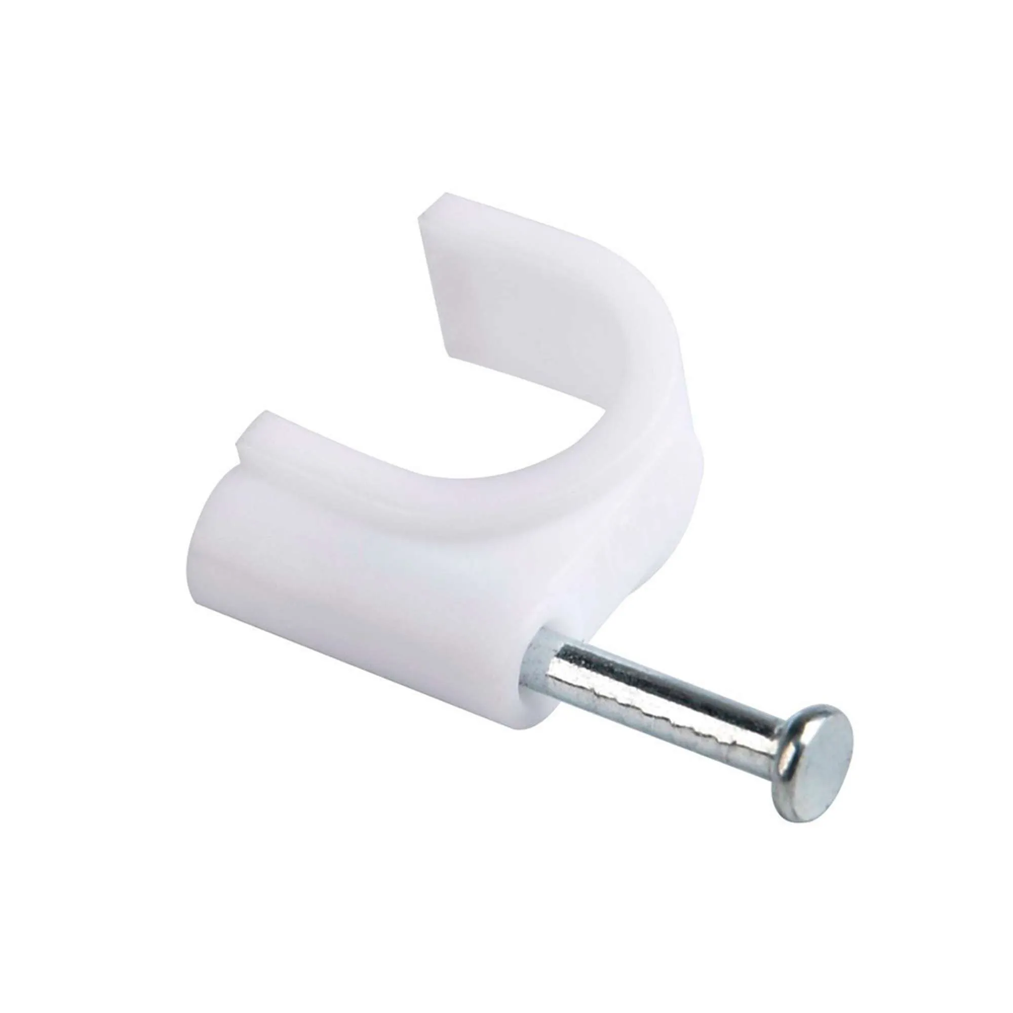 Grapa para cable con clavo de 3/8" (10 unidades por paquete)