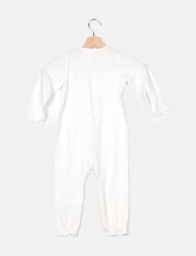 H&M Pijama blanco detalle dibujo
