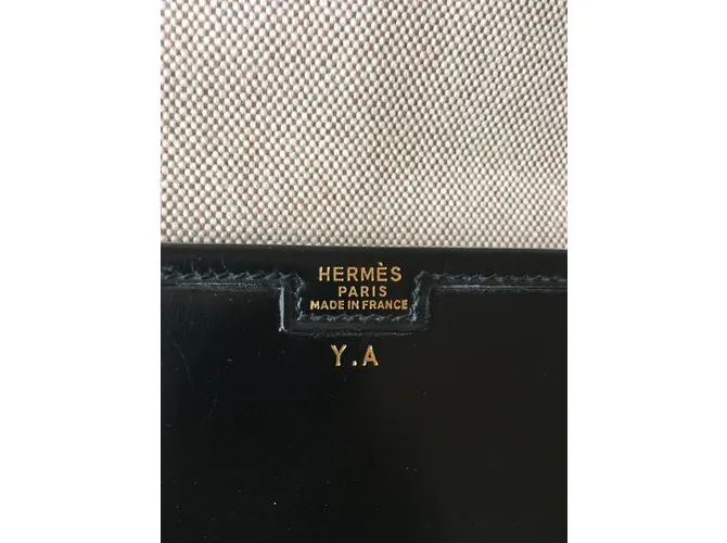 Hermès Embrague jige Negro 