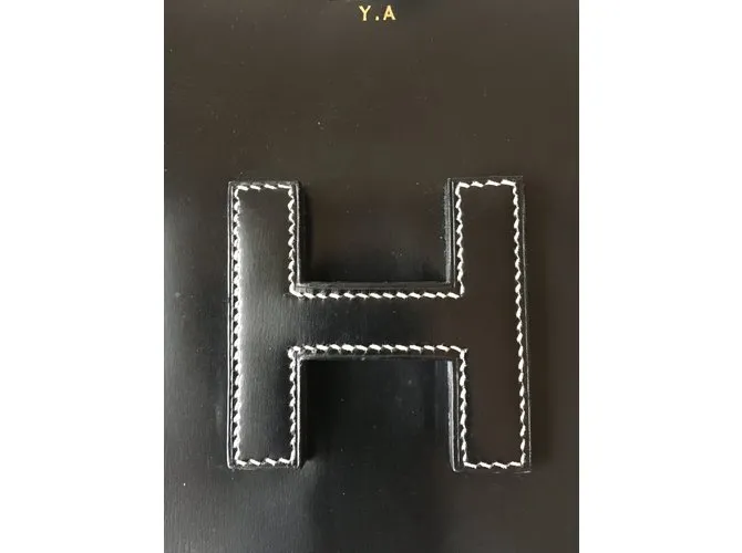 Hermès Embrague jige Negro 