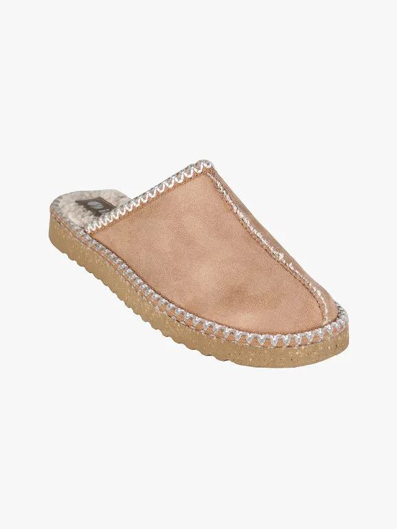 Inblu Zapatillas de casa para mujer en tejido de ante.