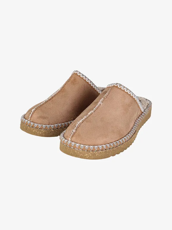Inblu Zapatillas de casa para mujer en tejido de ante.