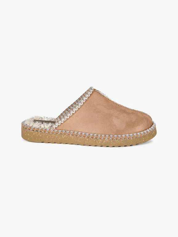 Inblu Zapatillas de casa para mujer en tejido de ante.