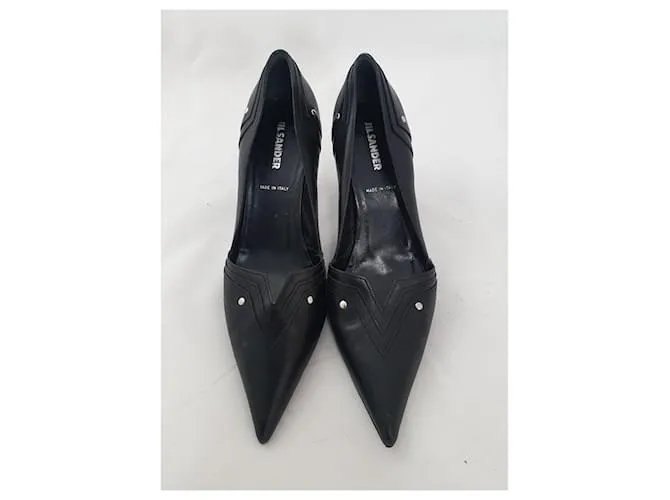 Jil Sander Tacones Negro 