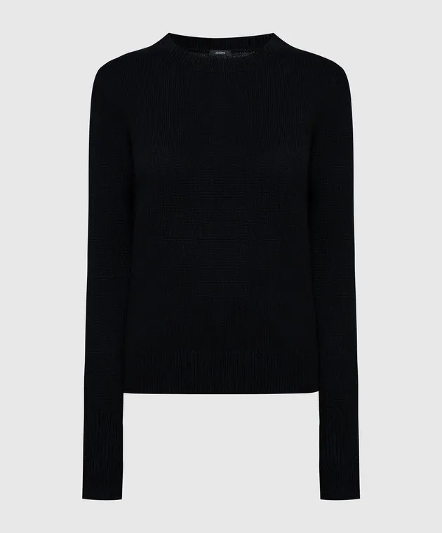 JOSEPH Black cashmere jumper