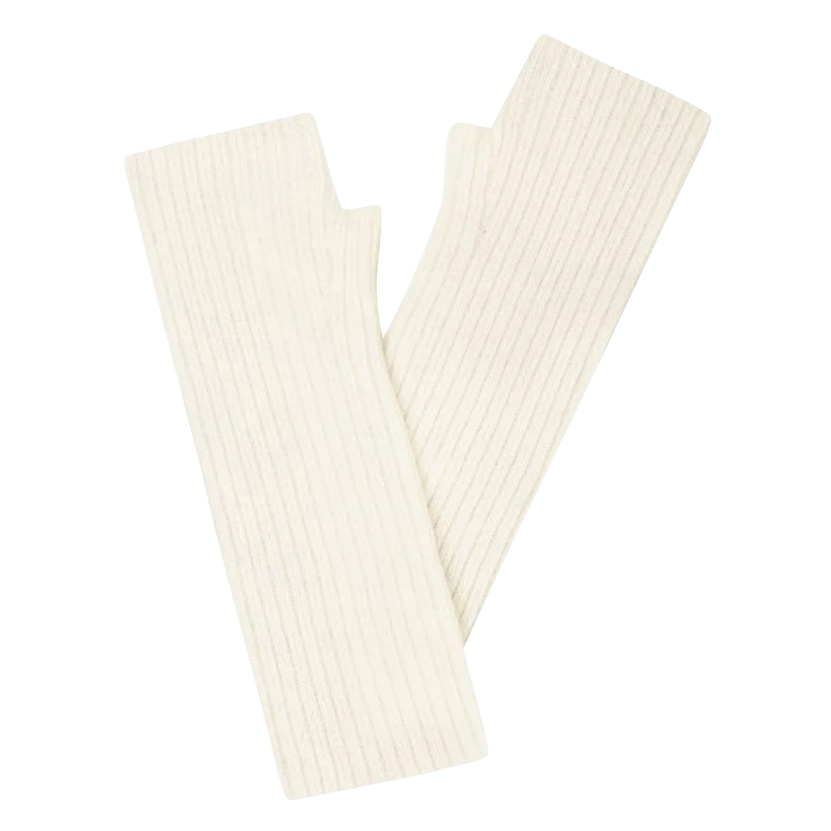 KOON Mitones de cachemira en blanco