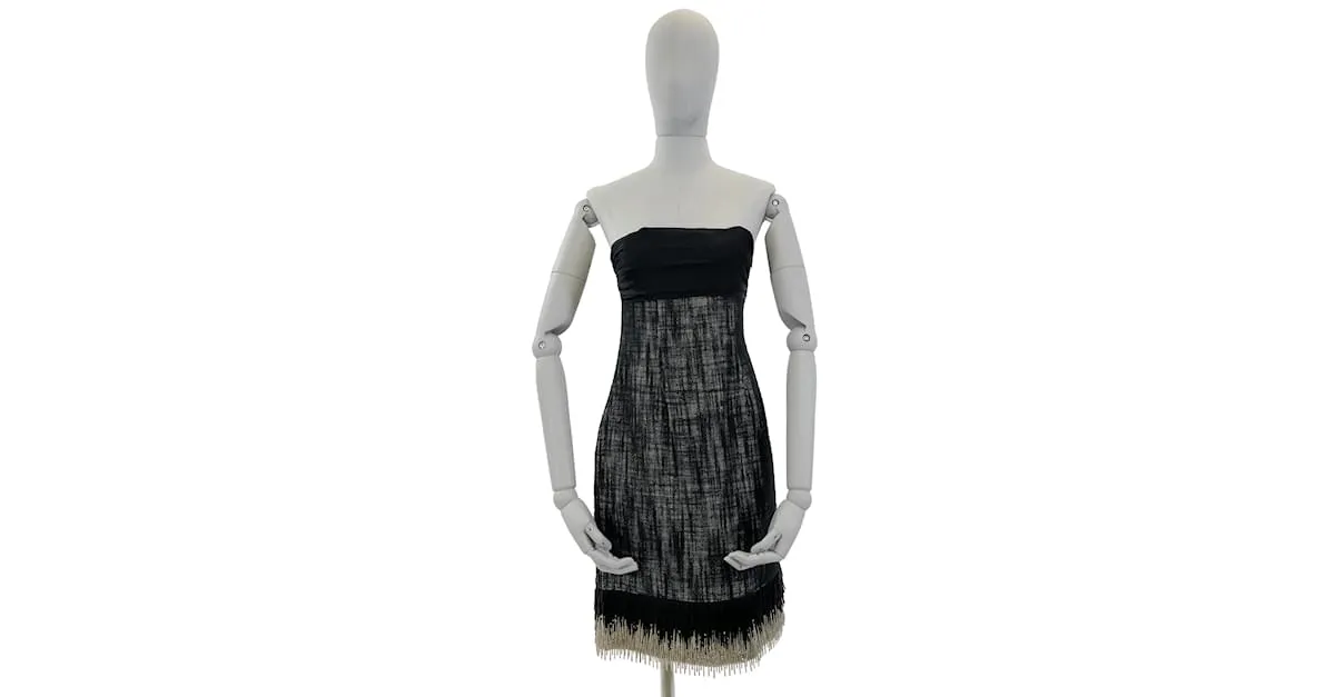 LA PERLA Vestidos FR 36 Algodón Negro 