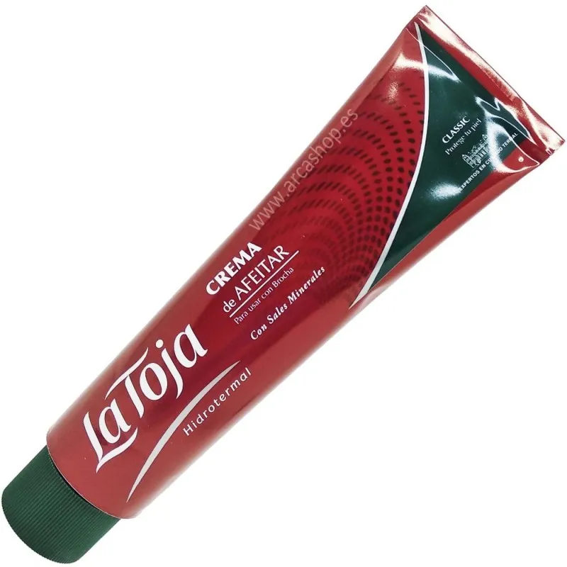 La Toja Jabón Crema para el Afeitado (Tubo Granate)