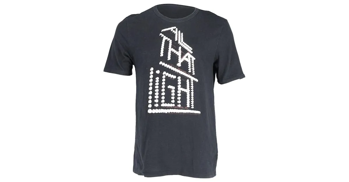 Maison Martin Margiela Camiseta estampada Maison Margiela de algodón negro 