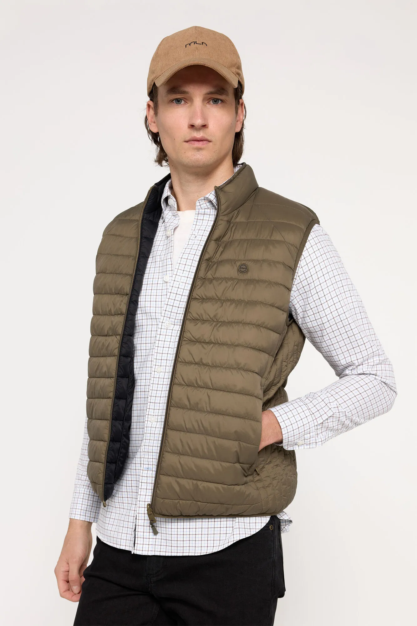 Milano Chaleco cremallera reversible