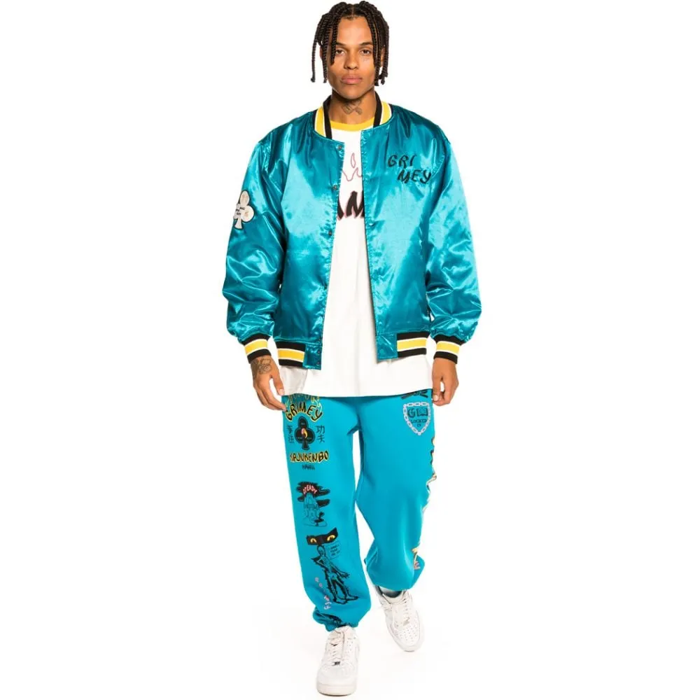 PACK GRIMEY PANTALóN + SATIN JACKET "DESTROY ALL FEAR"  BLUE | FALL 21