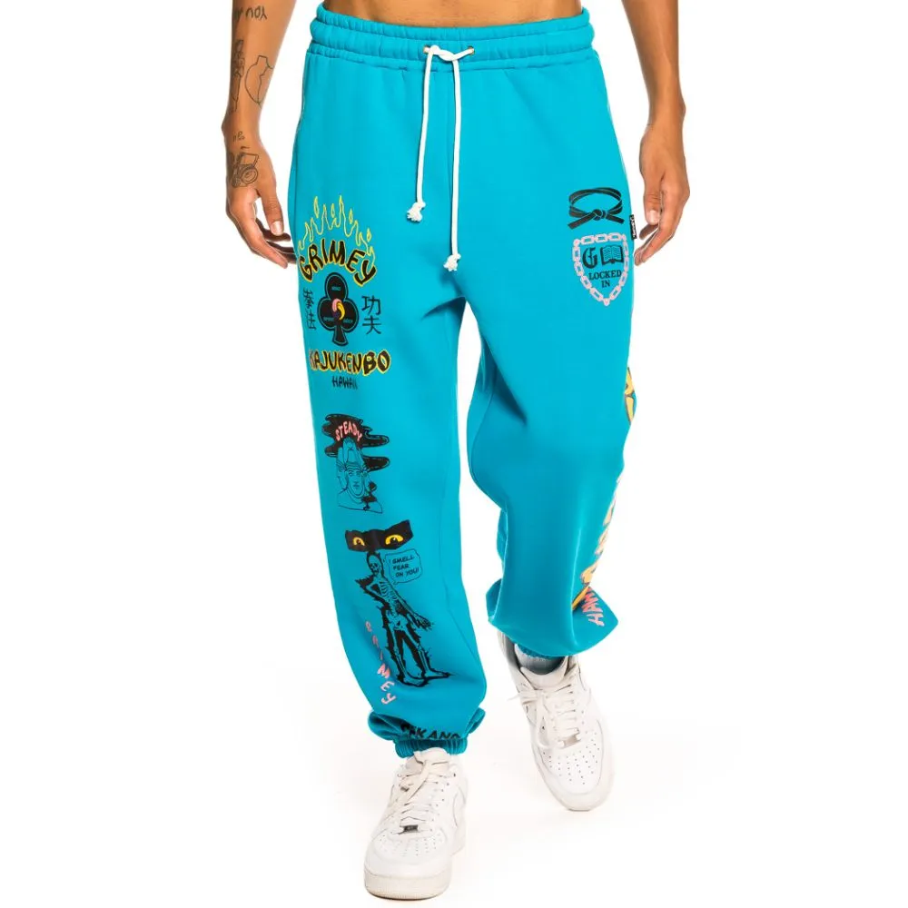 PACK GRIMEY PANTALóN + SATIN JACKET "DESTROY ALL FEAR"  BLUE | FALL 21