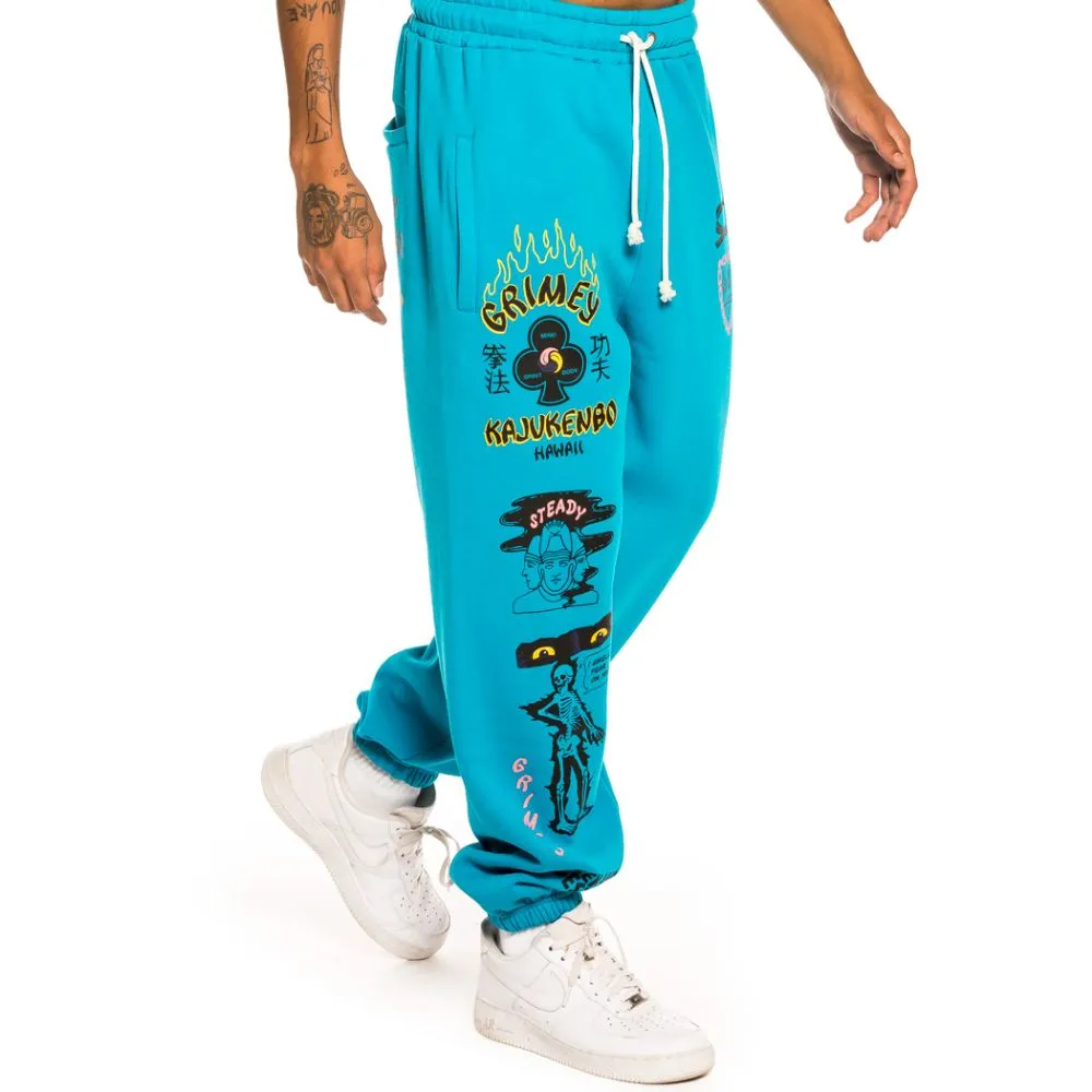 PACK GRIMEY PANTALóN + SATIN JACKET "DESTROY ALL FEAR"  BLUE | FALL 21