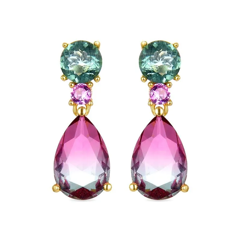 Pendientes Luxenter Koarg Plata Baño de Oro EXA469Y92000
